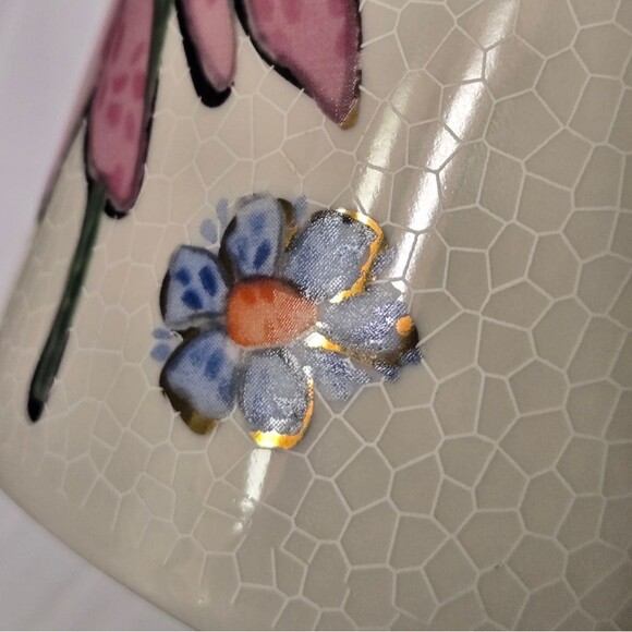 Set of Seeds & Sunshine Mug Gnome Floral Ceramic Pink & Cream Large Cup Coffee - Picture 10 of 10